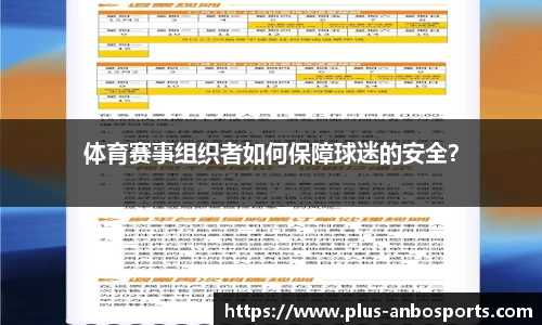 体育赛事组织者如何保障球迷的安全？